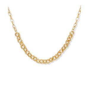 Guess Gold-Tone Interlocking G Necklace